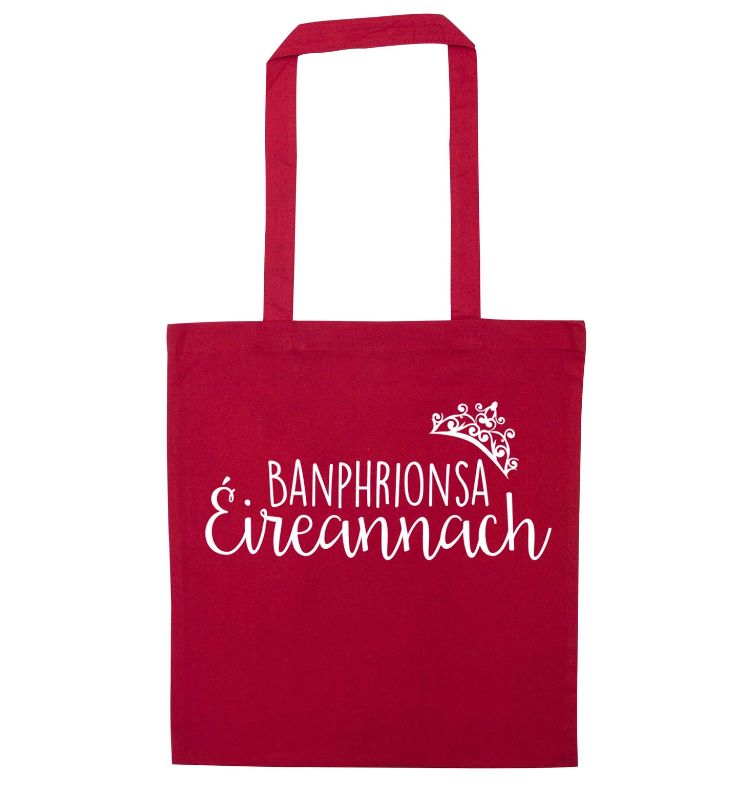 Banphrionsa eireannach red tote bag