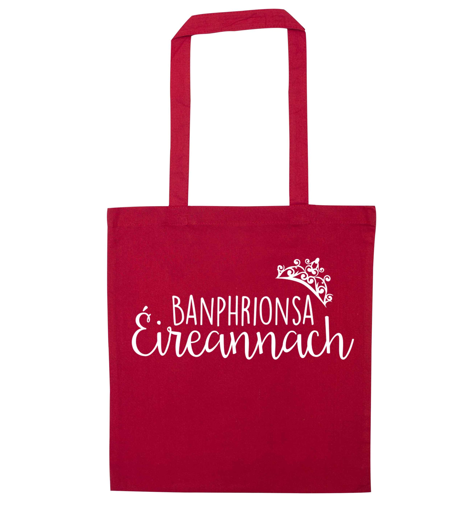 Banphrionsa eireannach red tote bag