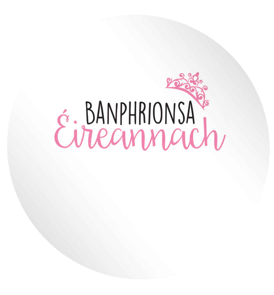 Banphrionsa eireannach 24 @ 45mm matt circle stickers