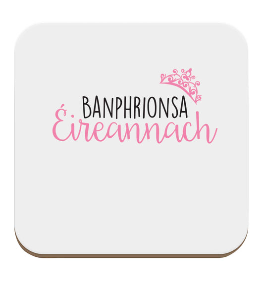 Banphrionsa eireannach set of four coasters