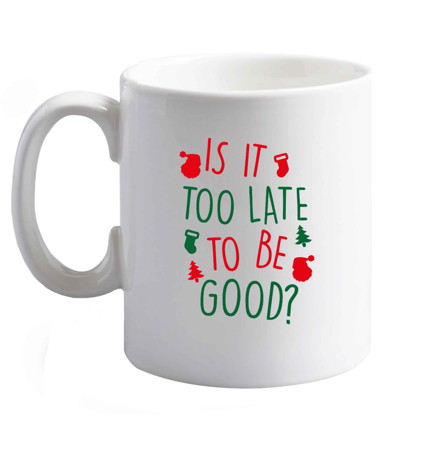 10 oz Favourite Type Pan Pancake ceramic mug right handed
