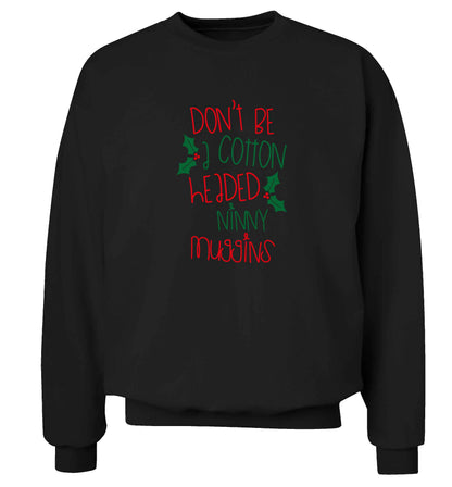 Too Late to be Good adult's unisex black sweater 2XL