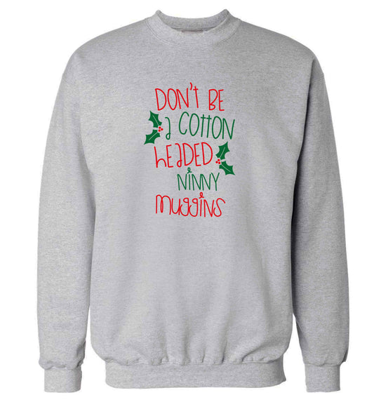 Too Late to be Good adult's unisex grey sweater 2XL