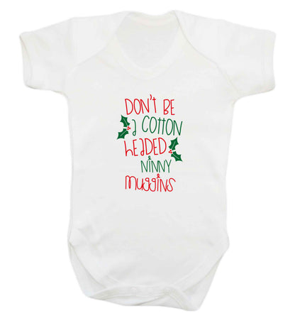 Too Late to be Good baby vest white 18-24 months
