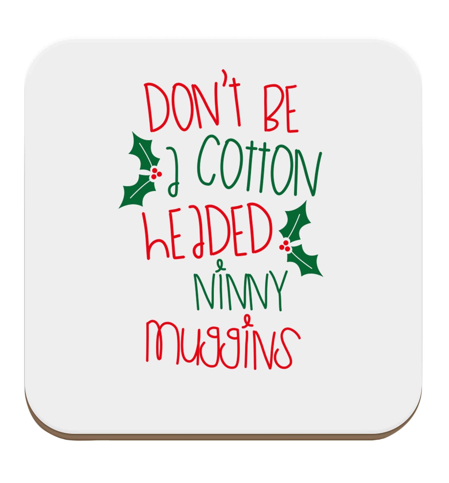 Too Late to be Good set of four coasters