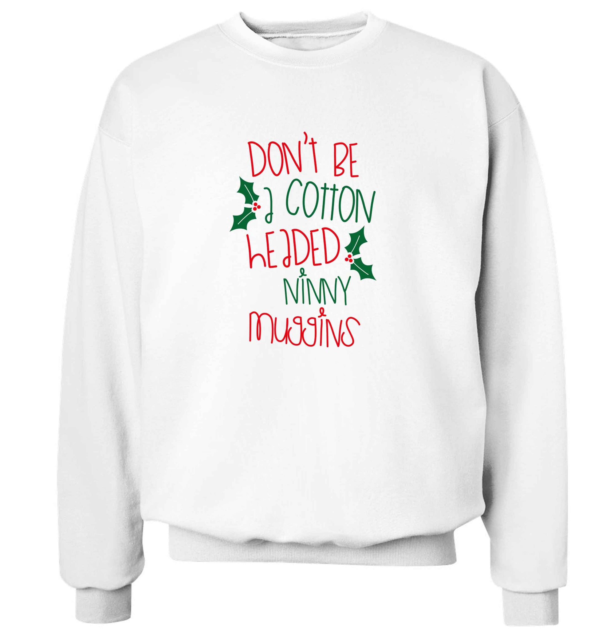 Too Late to be Good adult's unisex white sweater 2XL