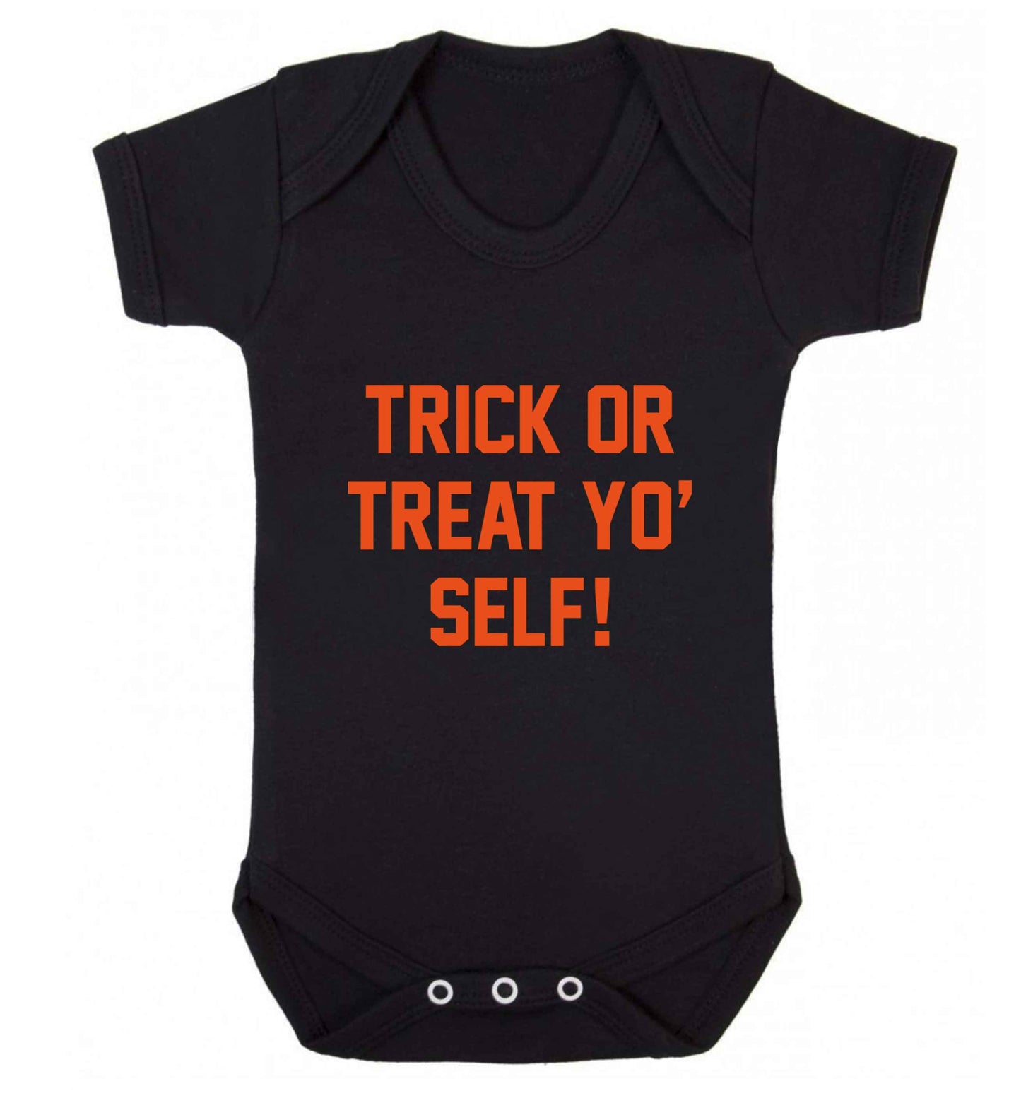 Trick or Treat Yo' Self baby vest black 18-24 months