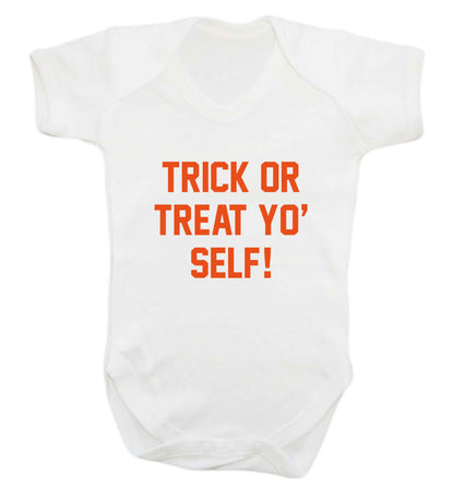 Trick or Treat Yo' Self baby vest white 18-24 months