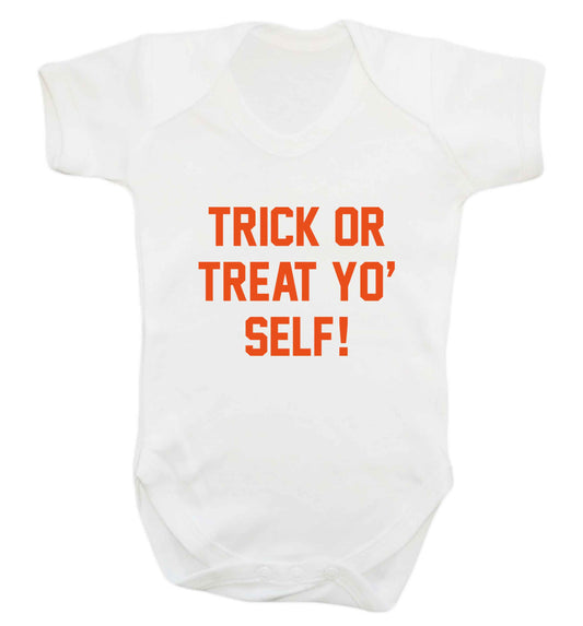 Trick or Treat Yo' Self baby vest white 18-24 months