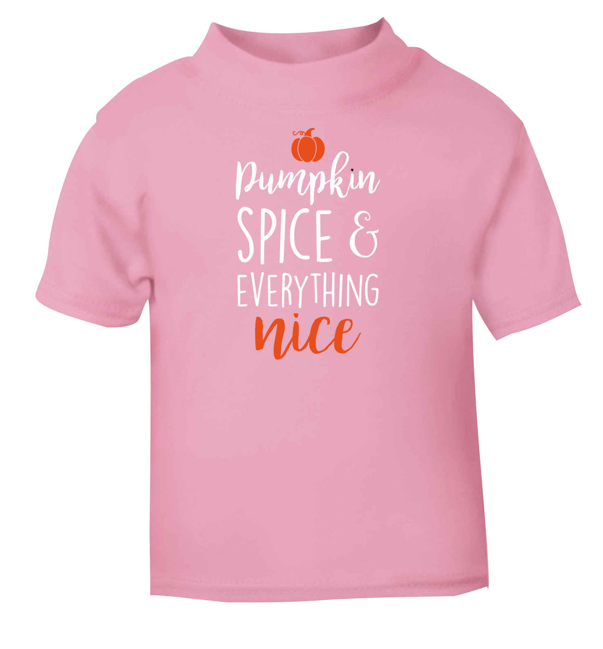 Pumpkin Spice Nice light pink baby toddler Tshirt 2 Years