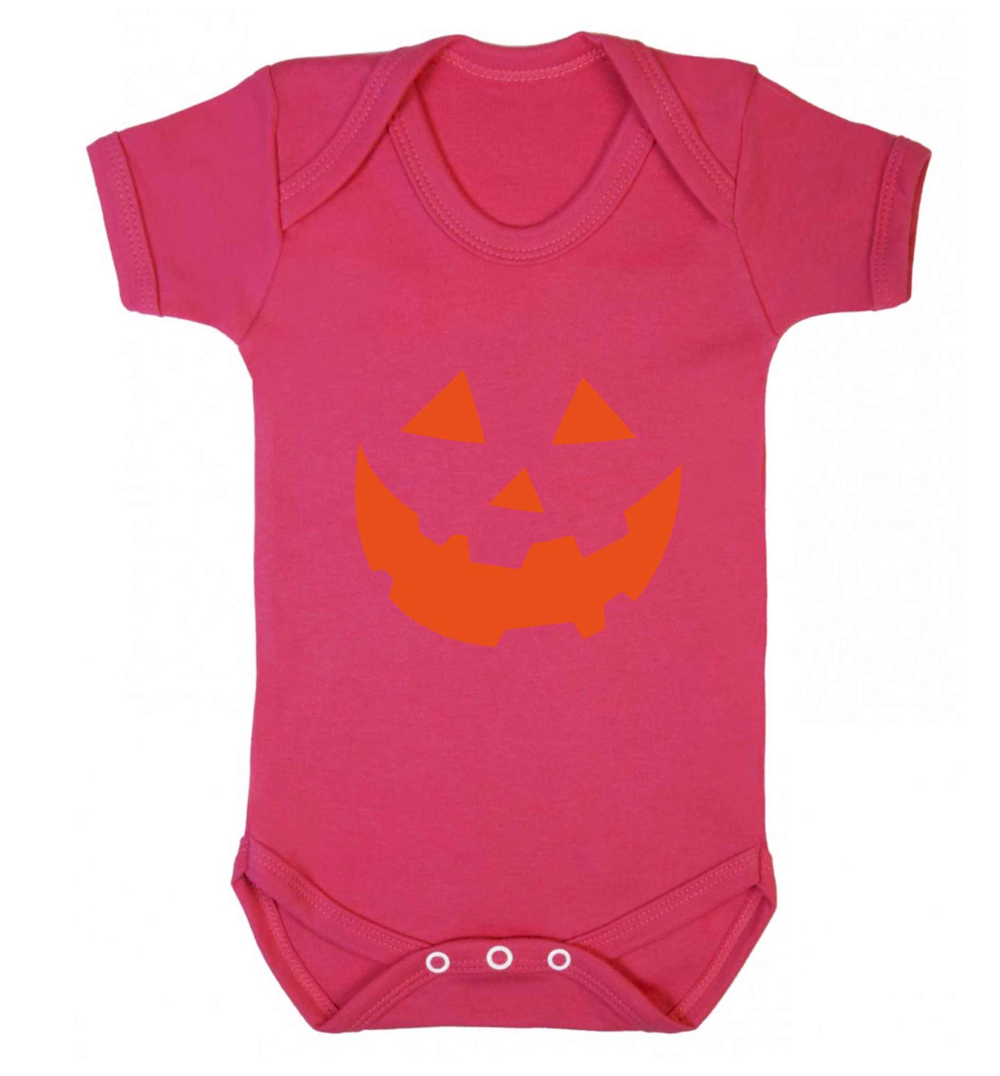 Pumpkin Spice Nice baby vest dark pink 18-24 months