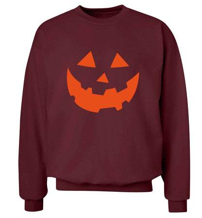 Pumpkin Spice Nice adult's unisex maroon sweater 2XL