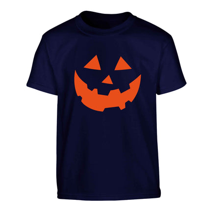 Pumpkin Spice Nice Children's navy Tshirt 12-13 Years