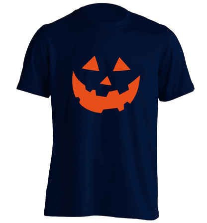 Pumpkin Spice Nice adults unisex navy Tshirt 2XL