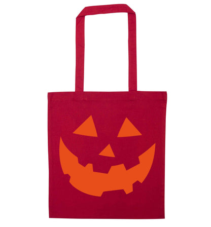 Pumpkin Spice Nice red tote bag