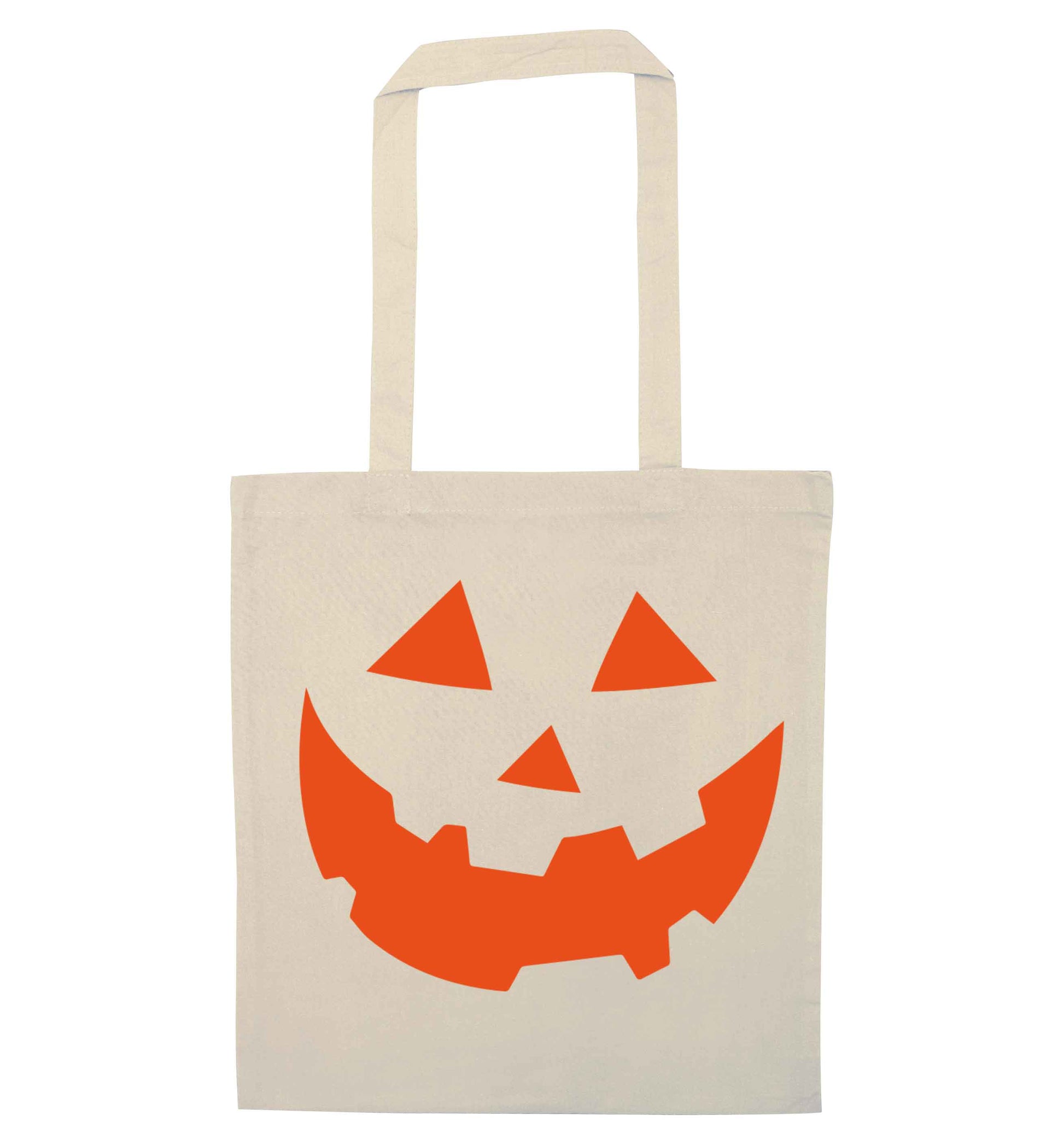 Pumpkin Spice Nice natural tote bag