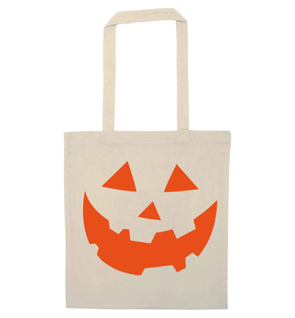 Pumpkin Spice Nice natural tote bag