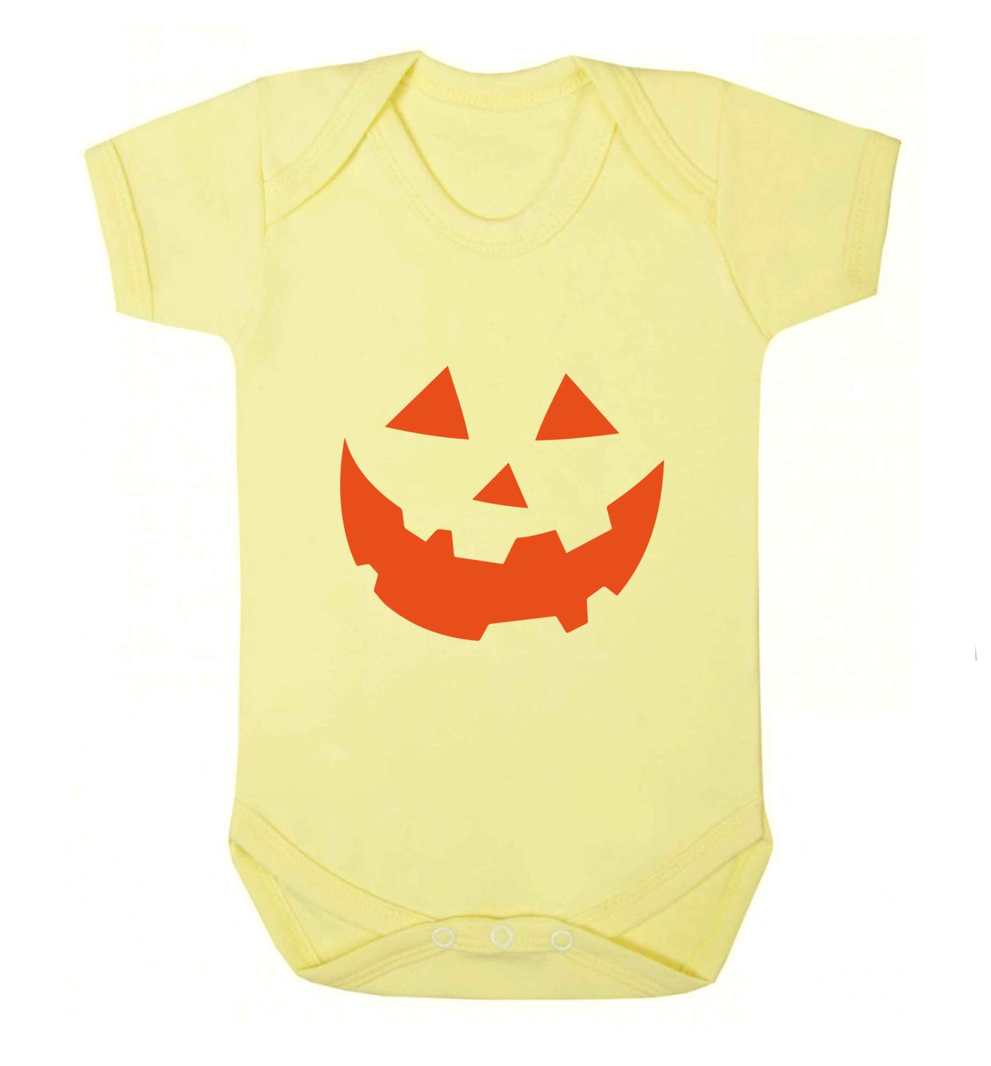 Pumpkin Spice Nice baby vest pale yellow 18-24 months