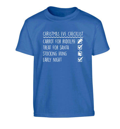 Candy Canes Candy Corns Children's blue Tshirt 12-13 Years