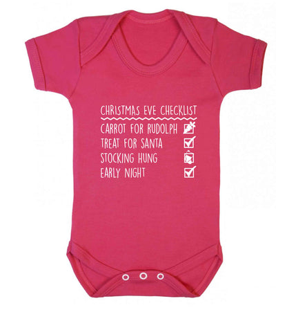 Candy Canes Candy Corns baby vest dark pink 18-24 months