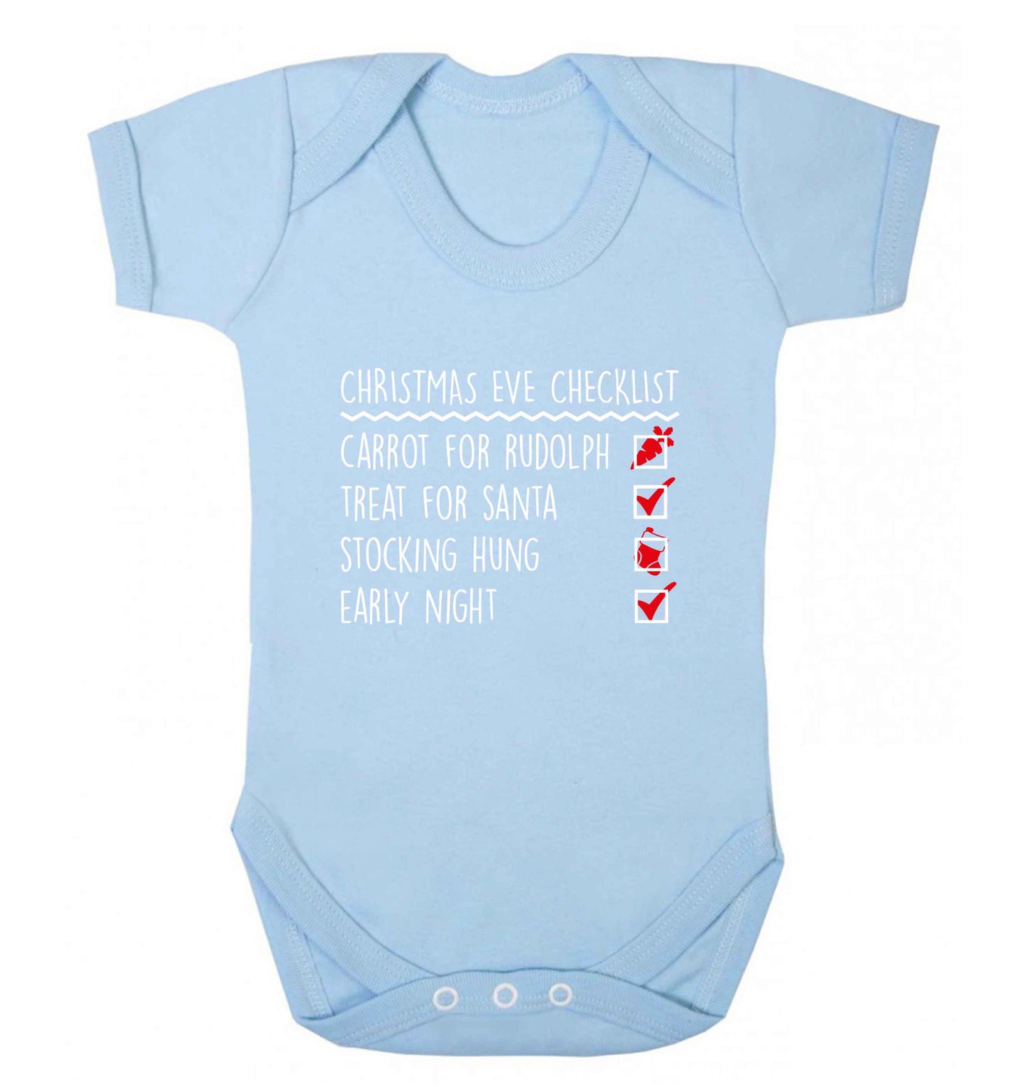 Candy Canes Candy Corns baby vest pale blue 18-24 months