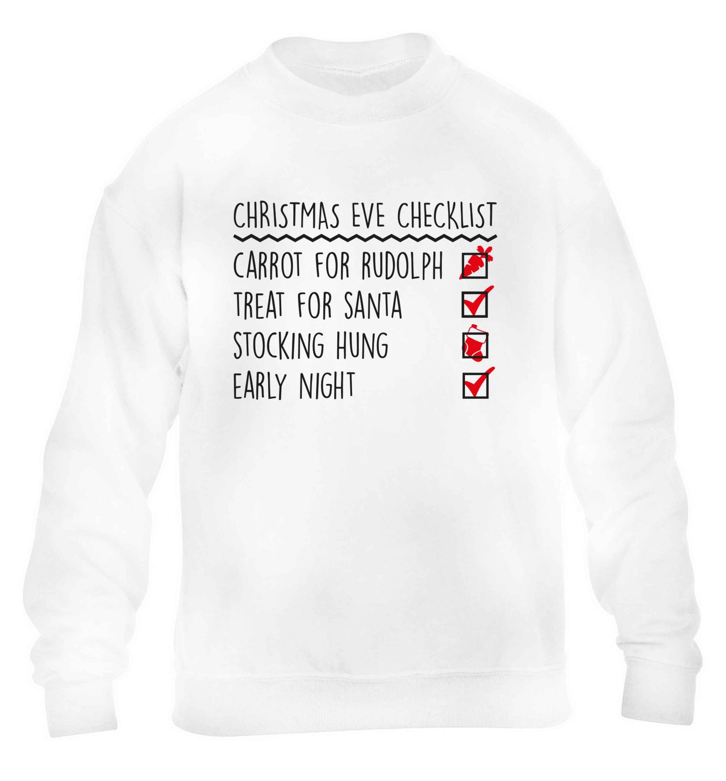 Candy Canes Candy Corns children's white sweater 12-13 Years