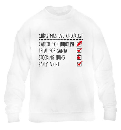 Candy Canes Candy Corns children's white sweater 12-13 Years
