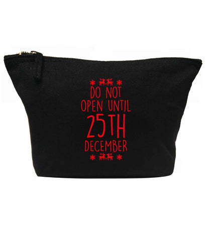 Do not open until 25th December | Makeup / wash bag