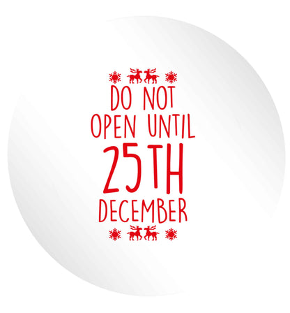 Christmas Eve Checklist 24 @ 45mm matt circle stickers
