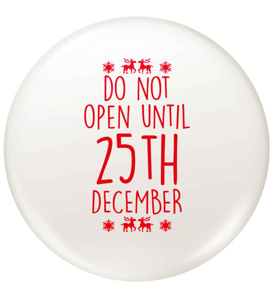Christmas Eve Checklist small 25mm Pin badge