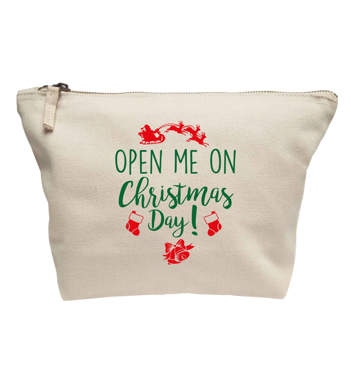 Open me on Christmas day! | Makeup / wash bag