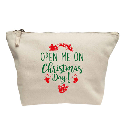 Open me on Christmas day! | Makeup / wash bag