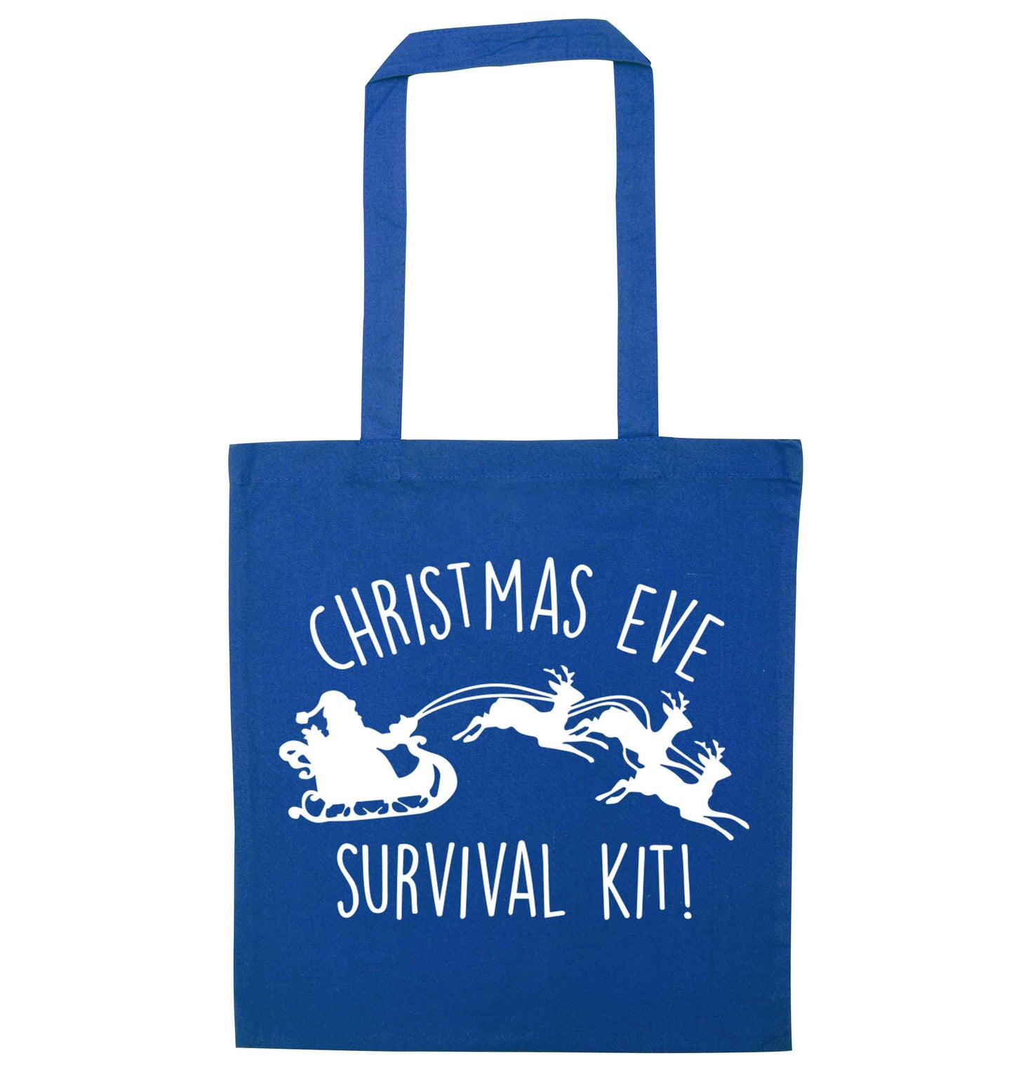 Christmas Day Survival Kitblue tote bag