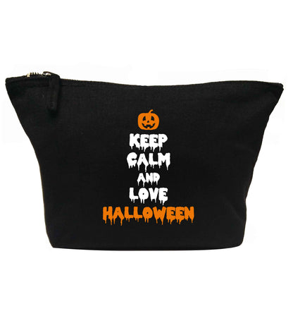 Keep calm and love halloween | Makeup / wash bag