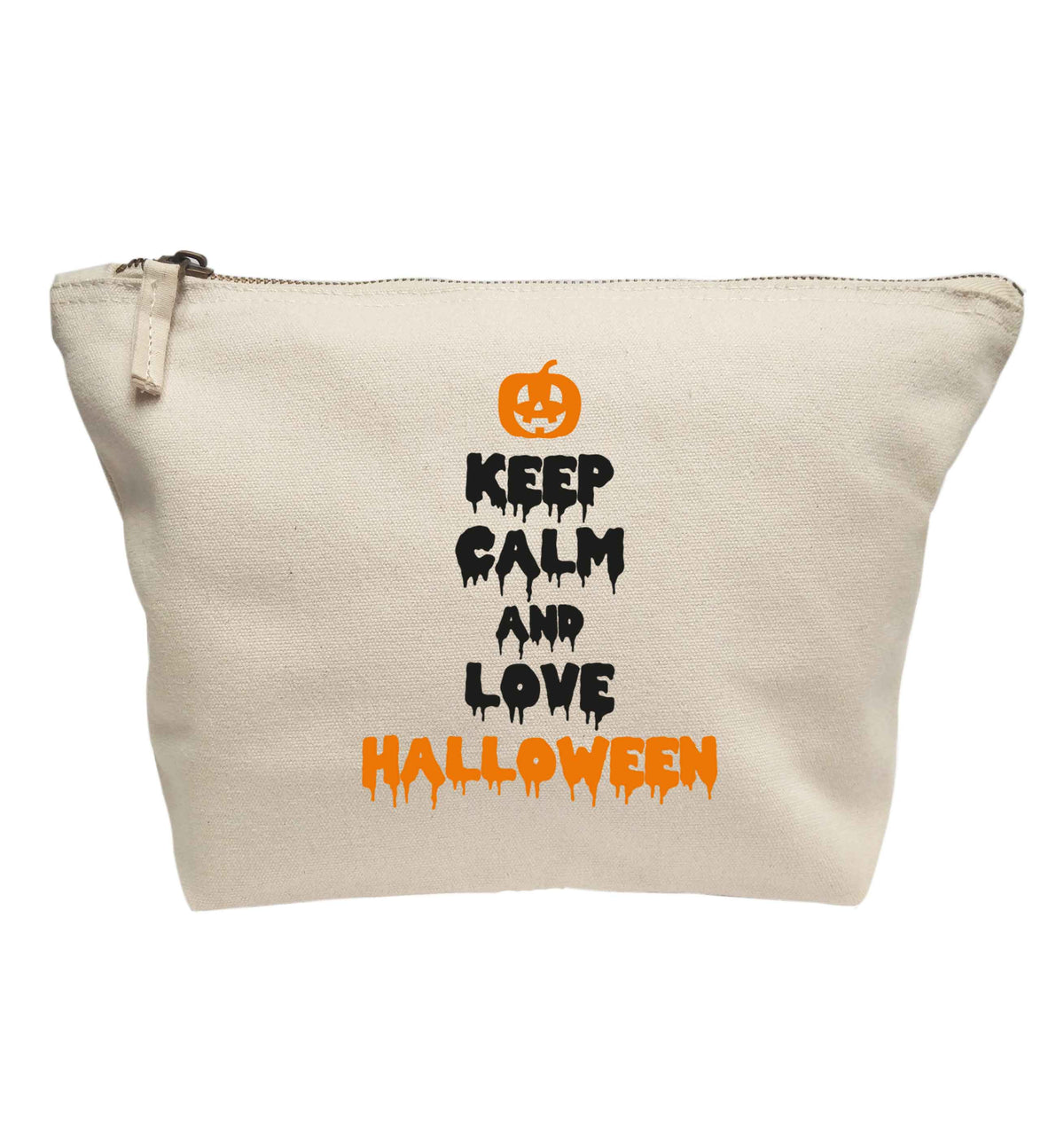 Keep calm and love halloween | Makeup / wash bag