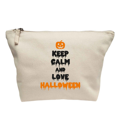 Keep calm and love halloween | Makeup / wash bag