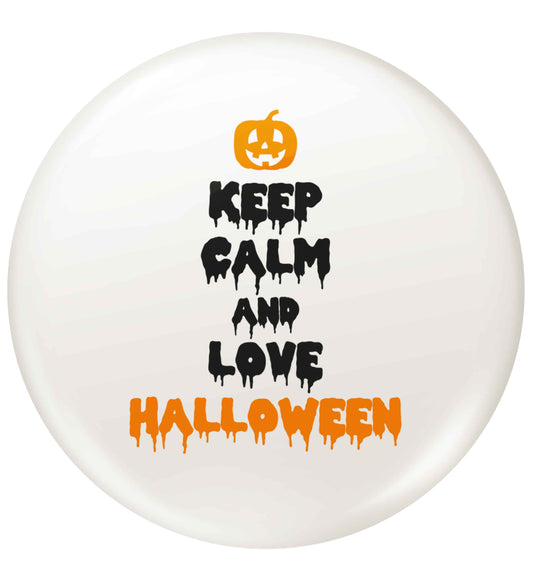 Keep calm and love halloween small 25mm Pin badge