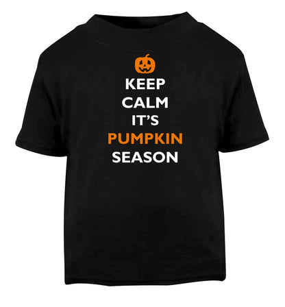 Calm Pumpkin Season Black baby toddler Tshirt 2 years
