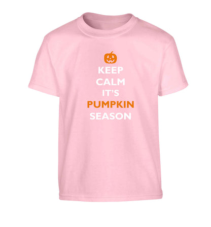 Calm Pumpkin Season Children's light pink Tshirt 12-13 Years