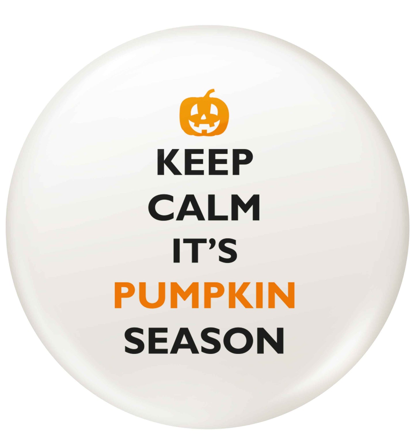 Calm Pumpkin Season small 25mm Pin badge
