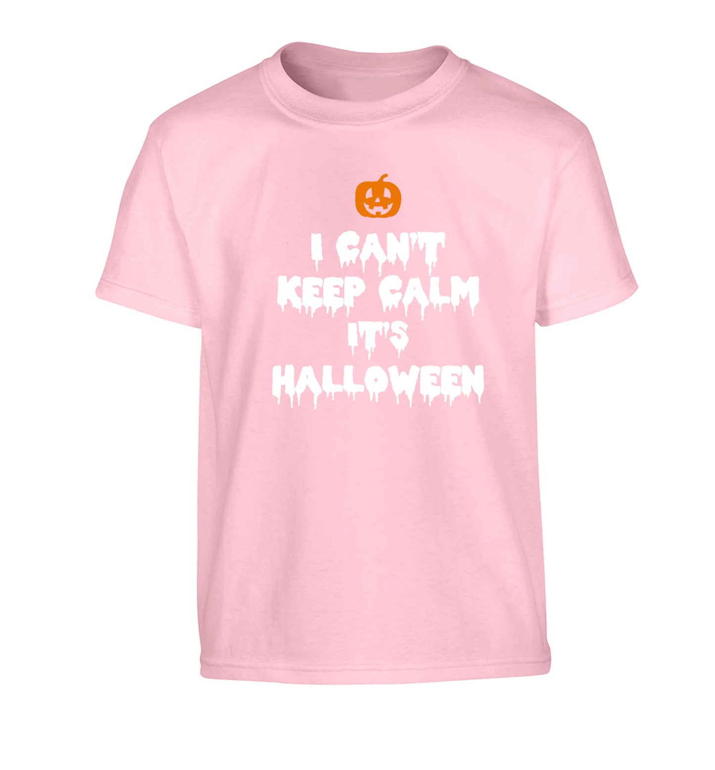 I can't keep calm it's halloween Children's light pink Tshirt 12-13 Years