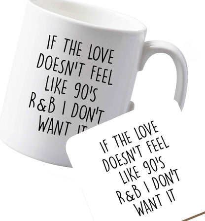 10 oz Ceramic mug and coaster Favourite Type Pan Pancake both sides