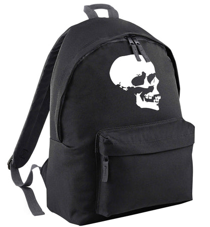 Personalised Skull Halloween black adults backpack