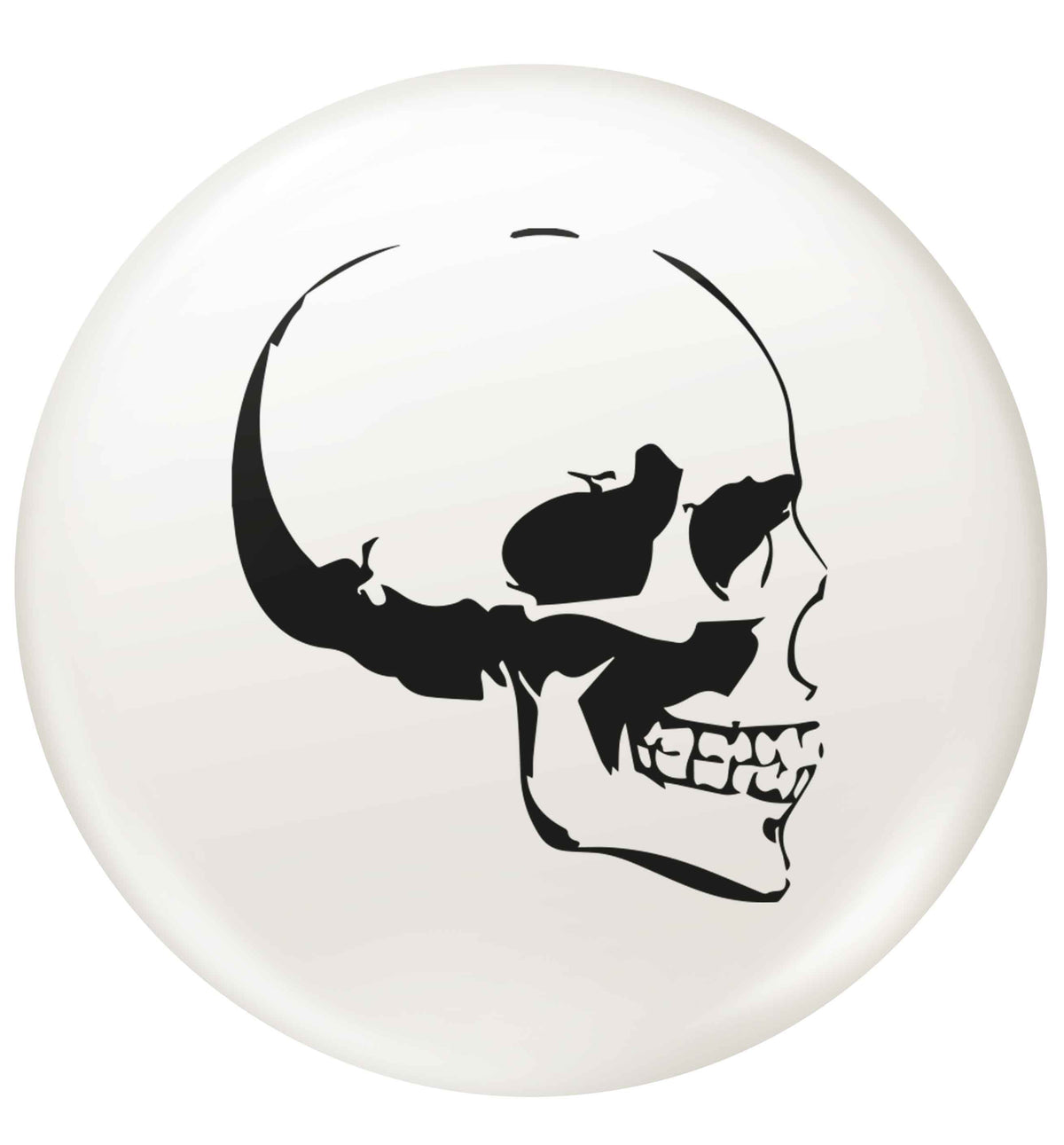 Personalised Skull Halloween small 25mm Pin badge