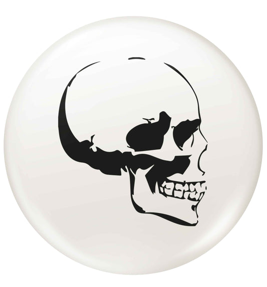 Personalised Skull Halloween small 25mm Pin badge