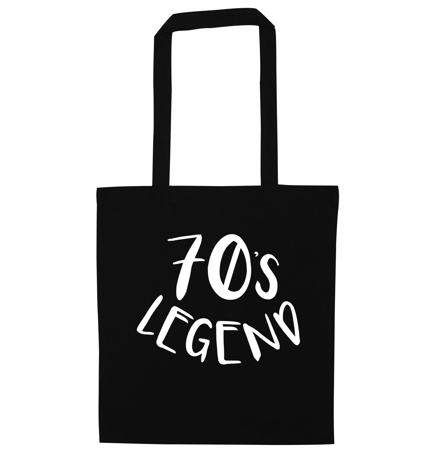 Seventies Legend black tote bag