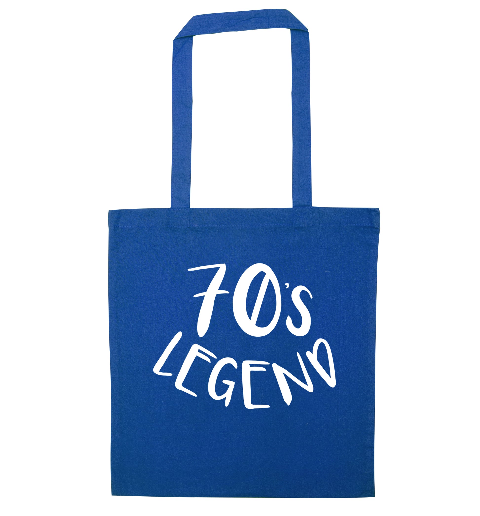 Seventies Legend blue tote bag