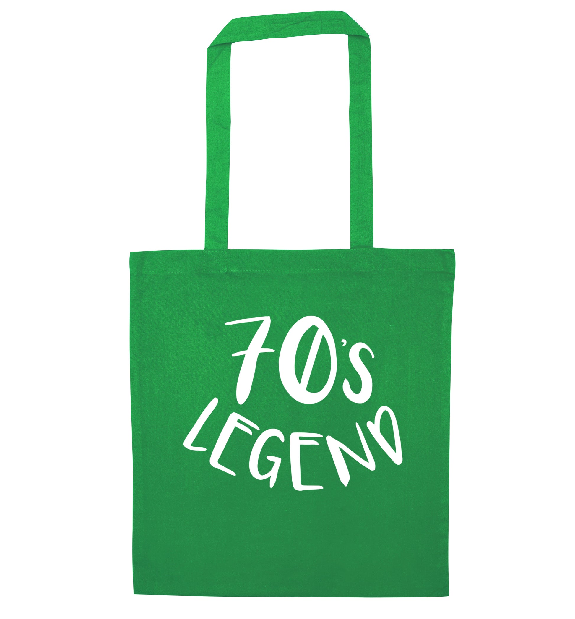 Seventies Legend green tote bag