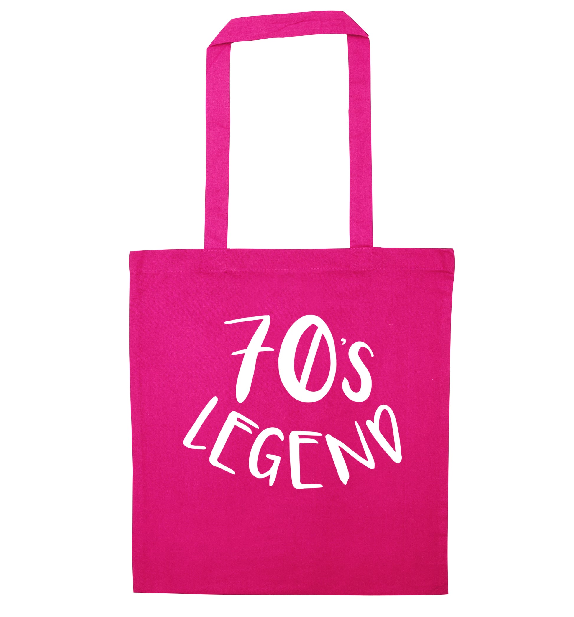 Seventies Legend pink tote bag