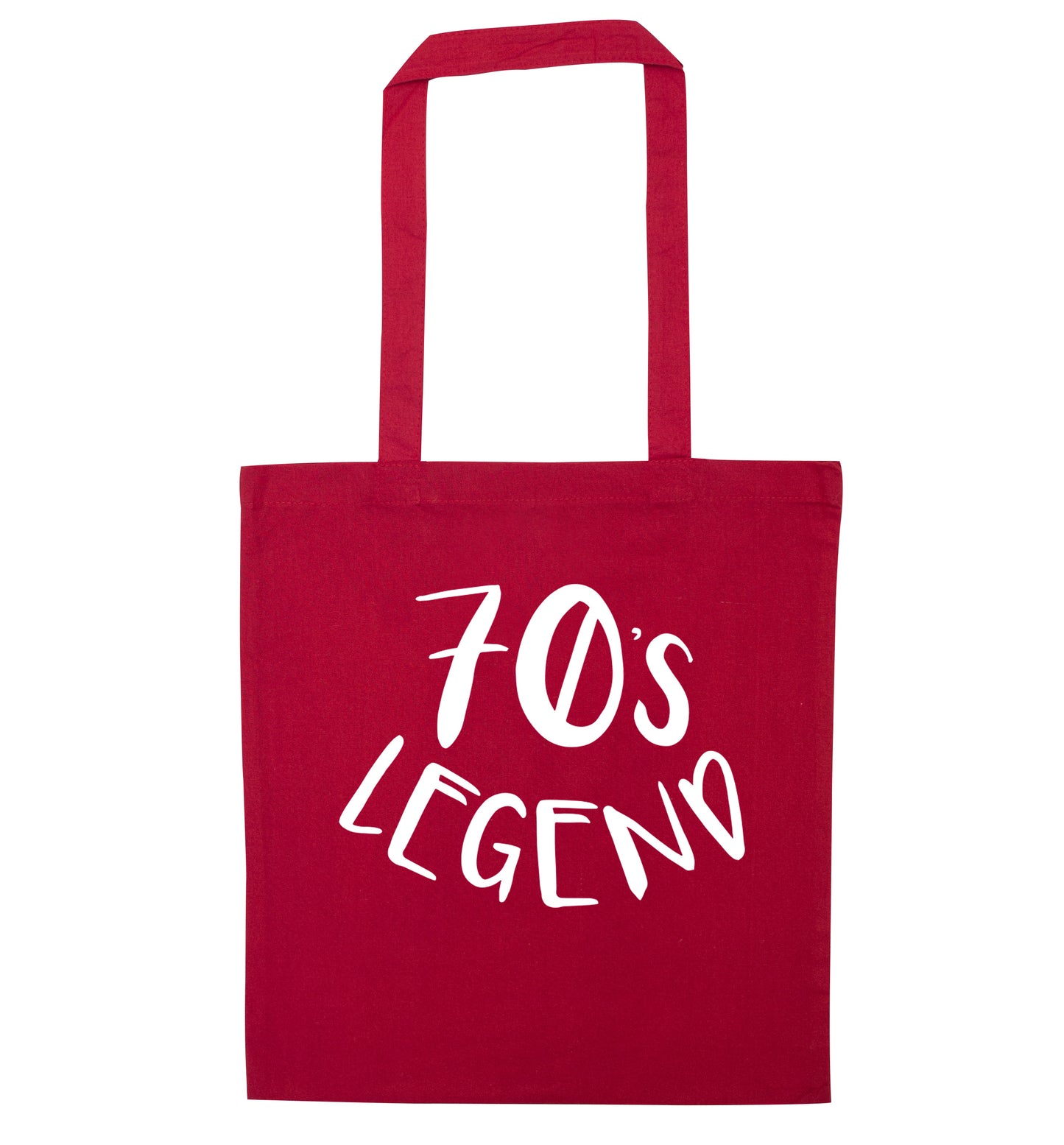 Seventies Legend red tote bag